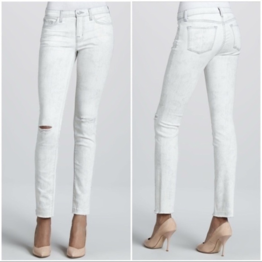J Brand Raw Hem Hysteria Distressed Jeans D38